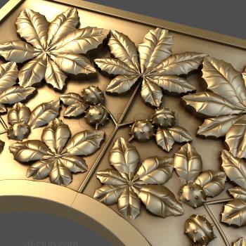 3D модель Каштановые листья (STL)